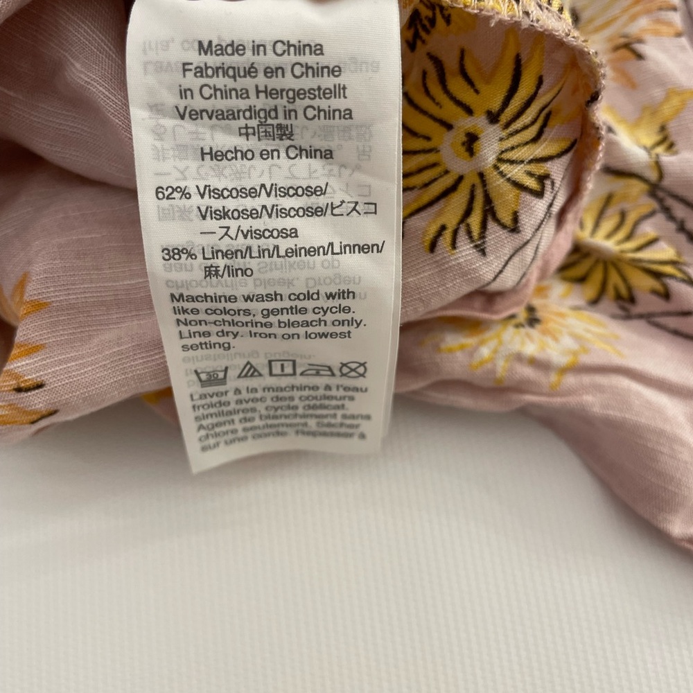 Madewell Plaza Button-Front Shirt Dutch Dandelions - Picture 5 of 11